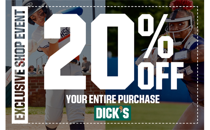 Dick's Sporting Goods - 20% Discount Coupon